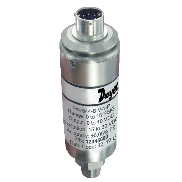 Dwyer High Accuracy Pressure Transmitter, Series 644